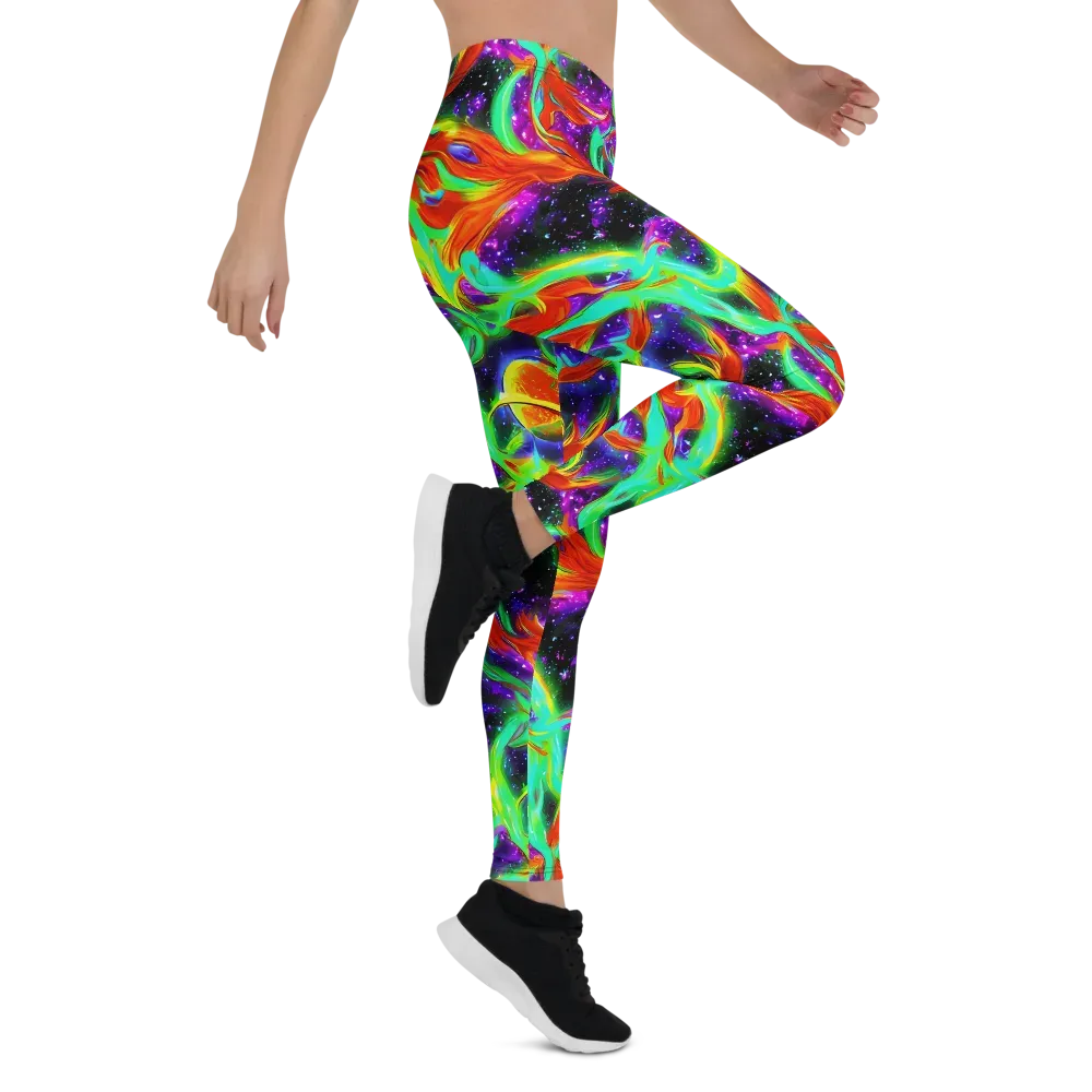 Cosmic Flare on Leggings — Right