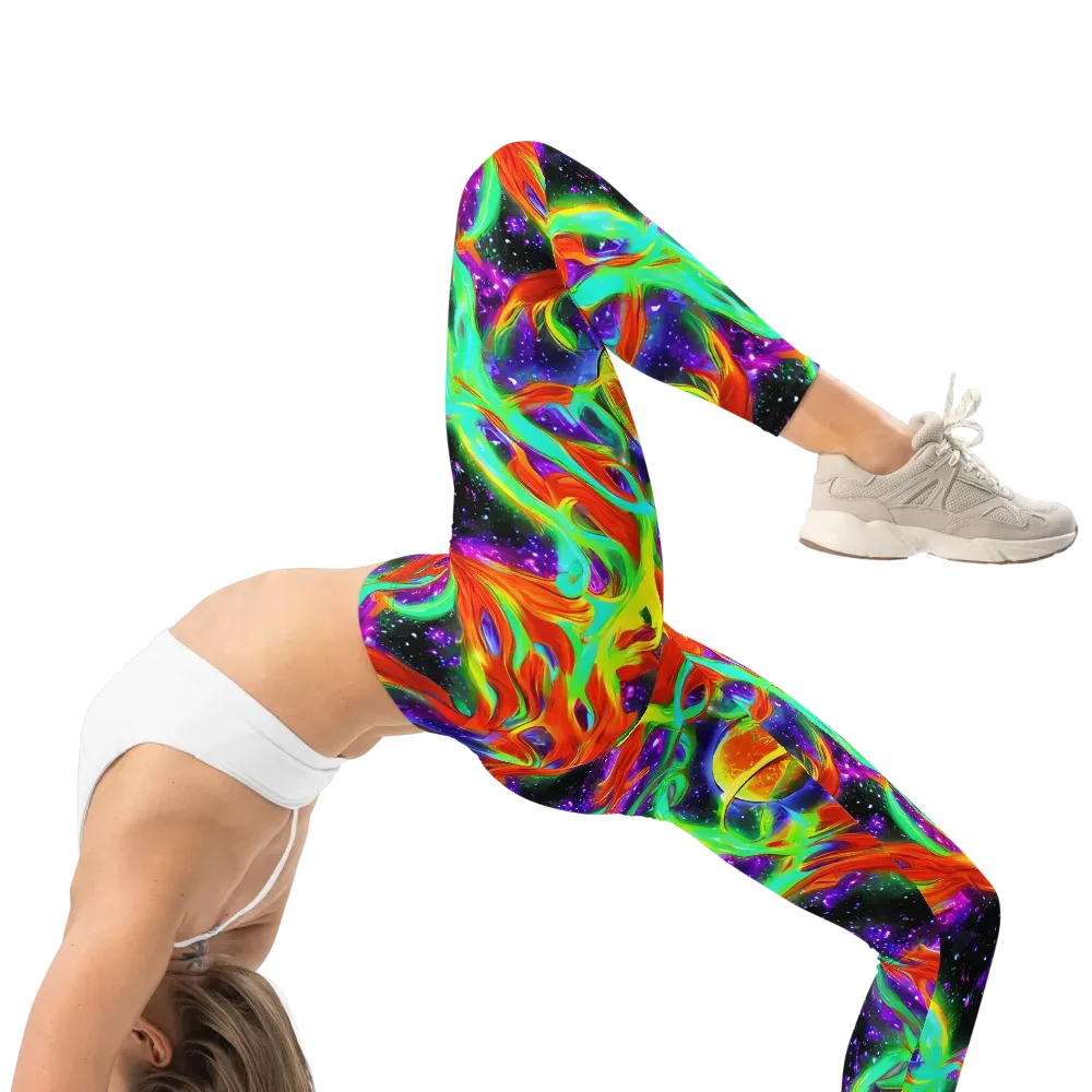 Cosmic Flare on Leggings — Right