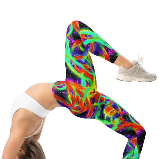 Cosmic Flare on a Leggings
