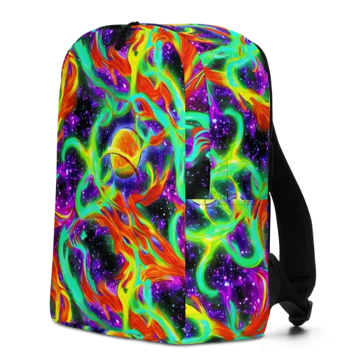Cosmic Flare on a Minimalist Backpack