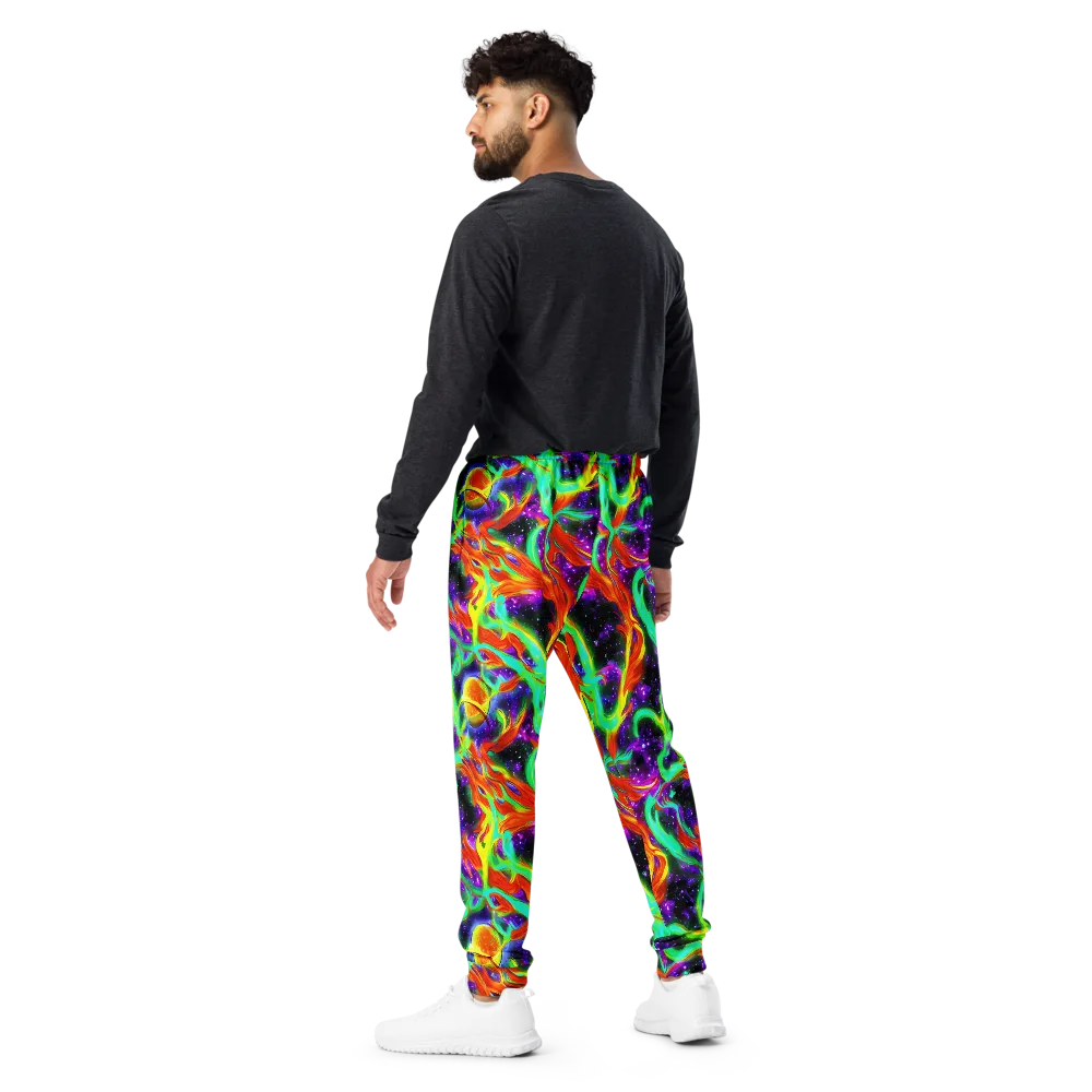 Cosmic Flare on Men's Joggers — Back