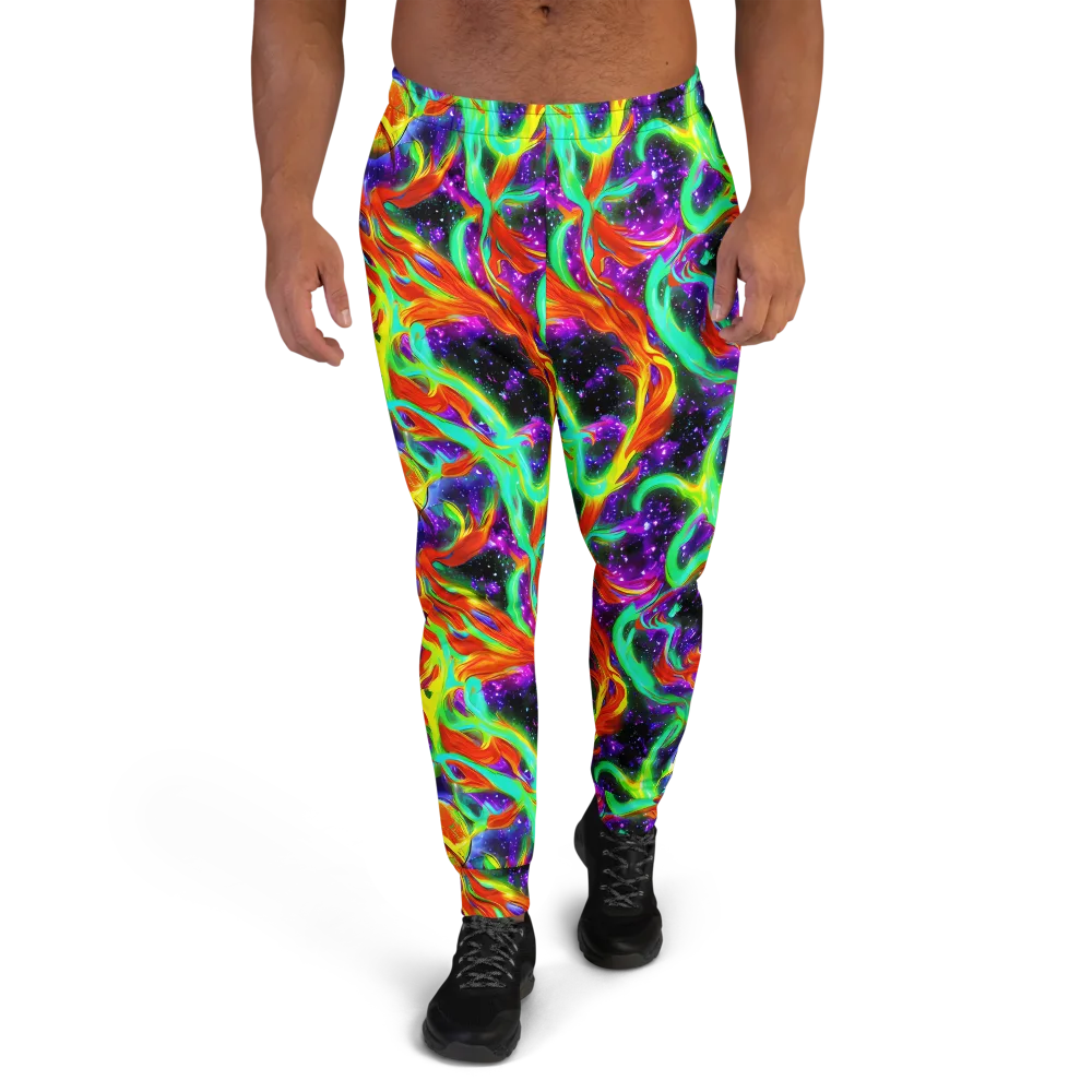 Cosmic Flare on Men's Joggers — Front