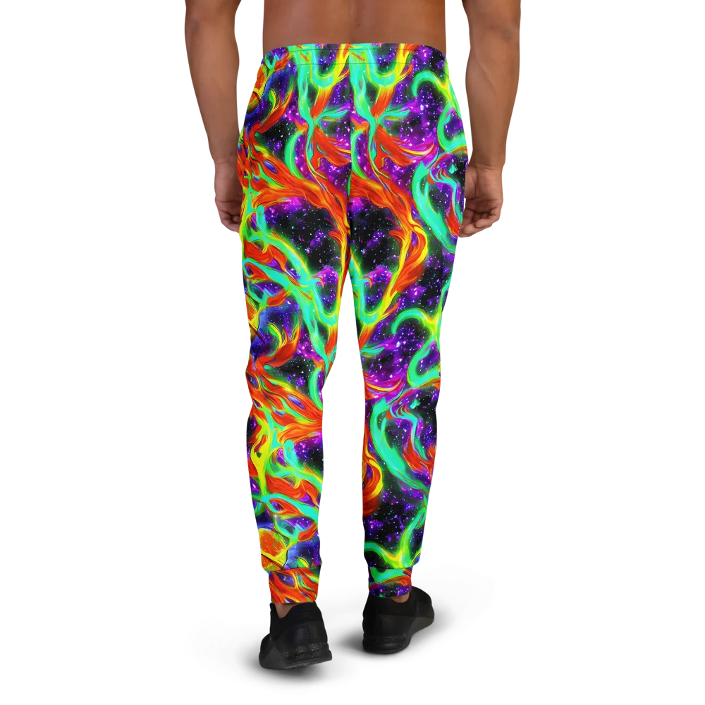 Cosmic Flare on Men's Joggers — Back