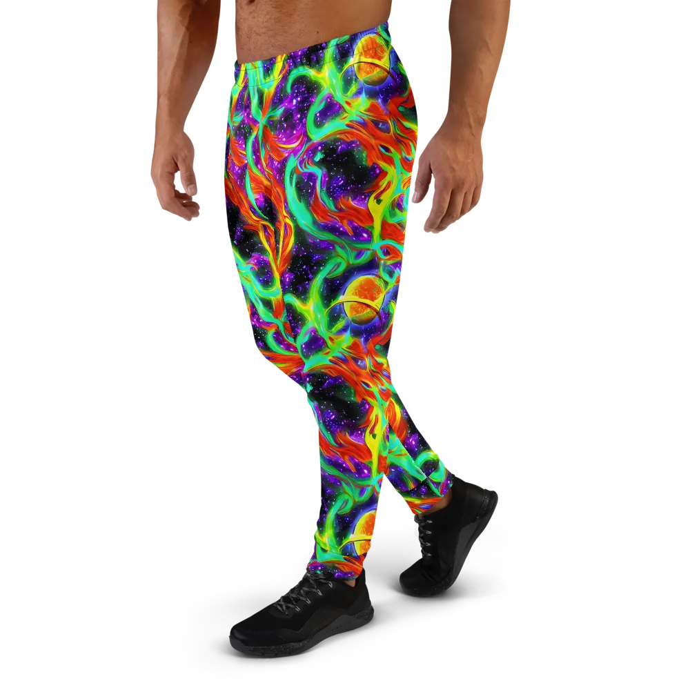 Cosmic Flare on Men's Joggers — Left