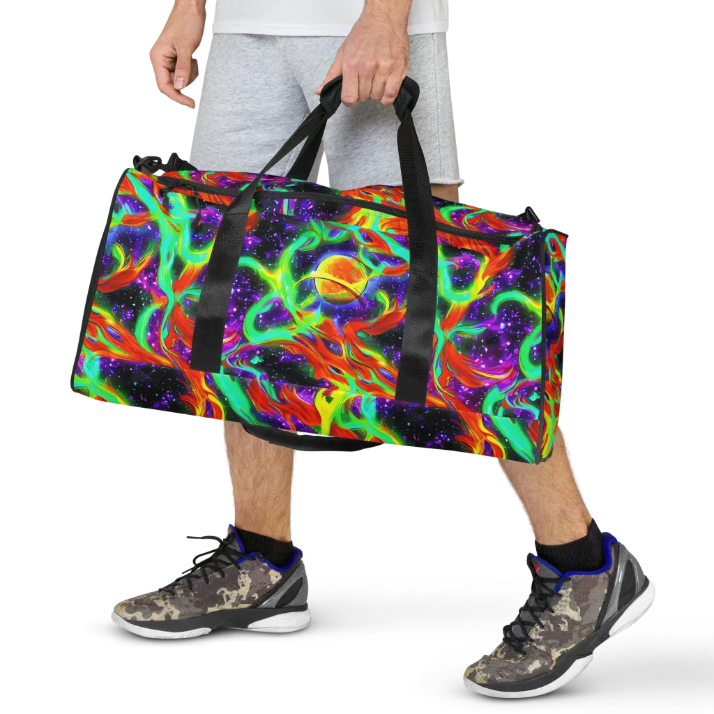 Cosmic Flare on Duffle Bag — Front
