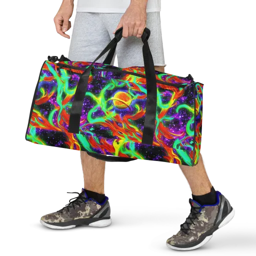 Cosmic Flare on a Duffle Bag