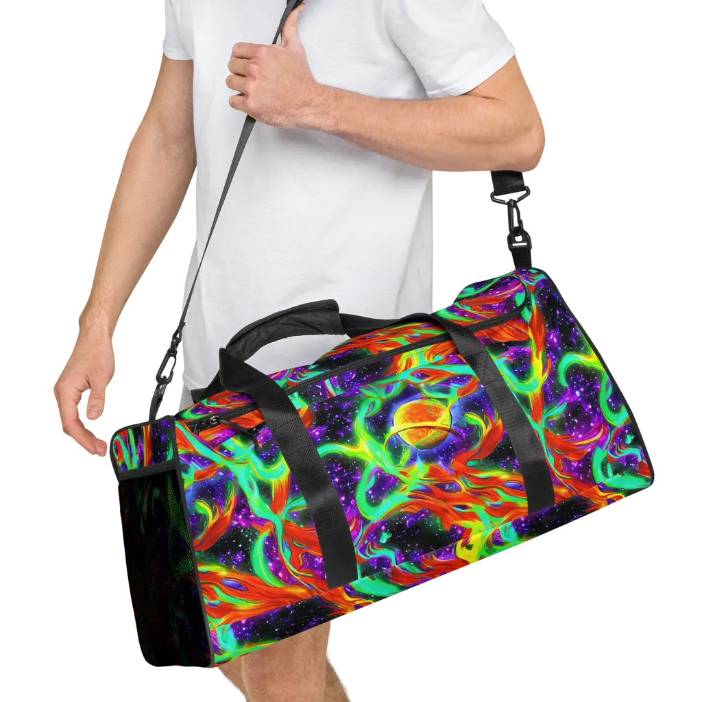 Cosmic Flare on Duffle Bag — Right Front