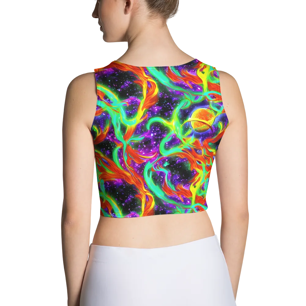 Cosmic Flare on Crop Top — Back