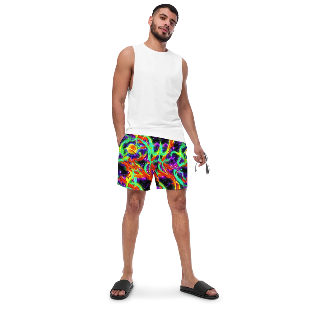 Cosmic Flare on Swim Trunks — Front