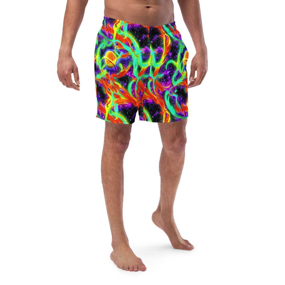 Cosmic Flare on Swim Trunks — Front