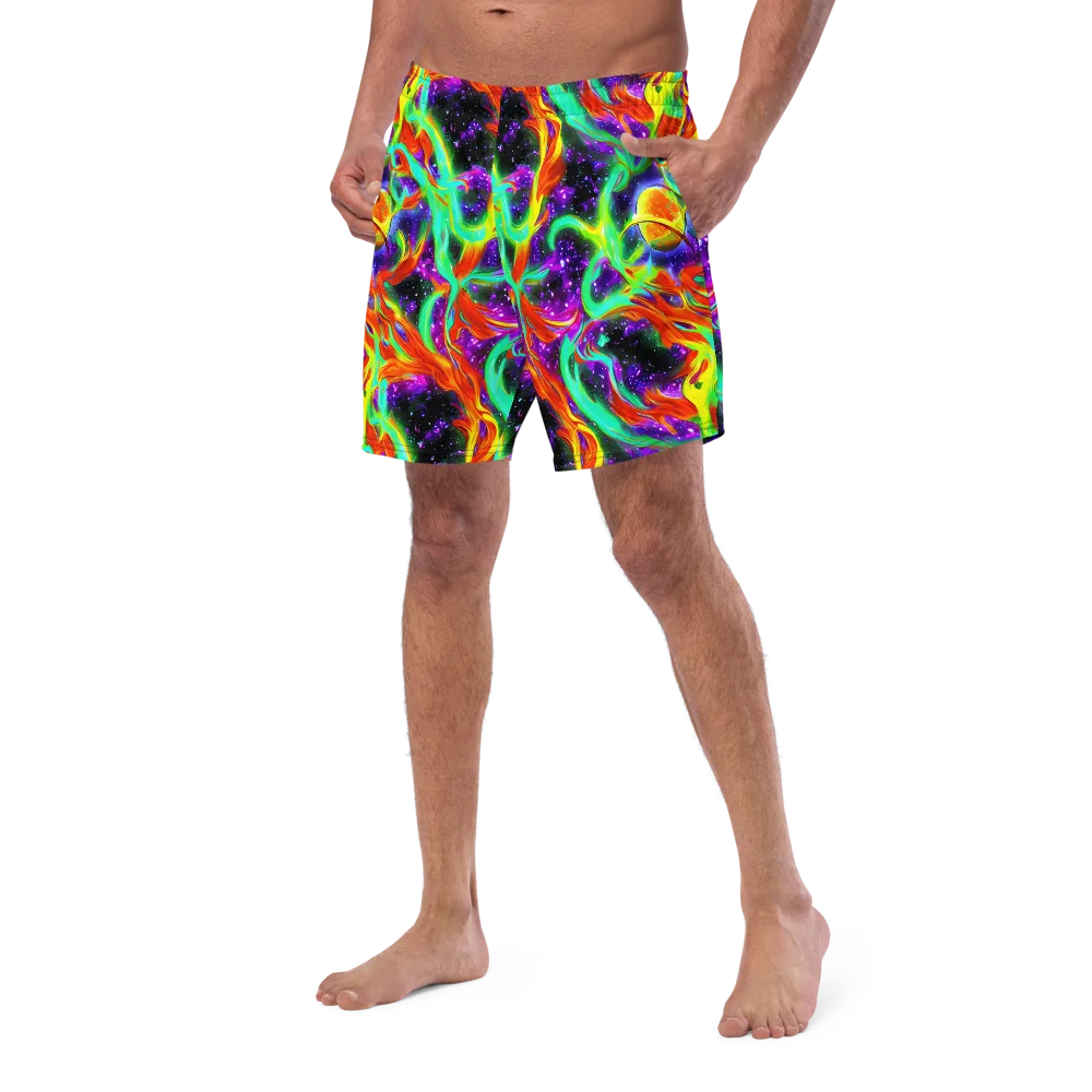 Cosmic Flare on Swim Trunks — Left Front