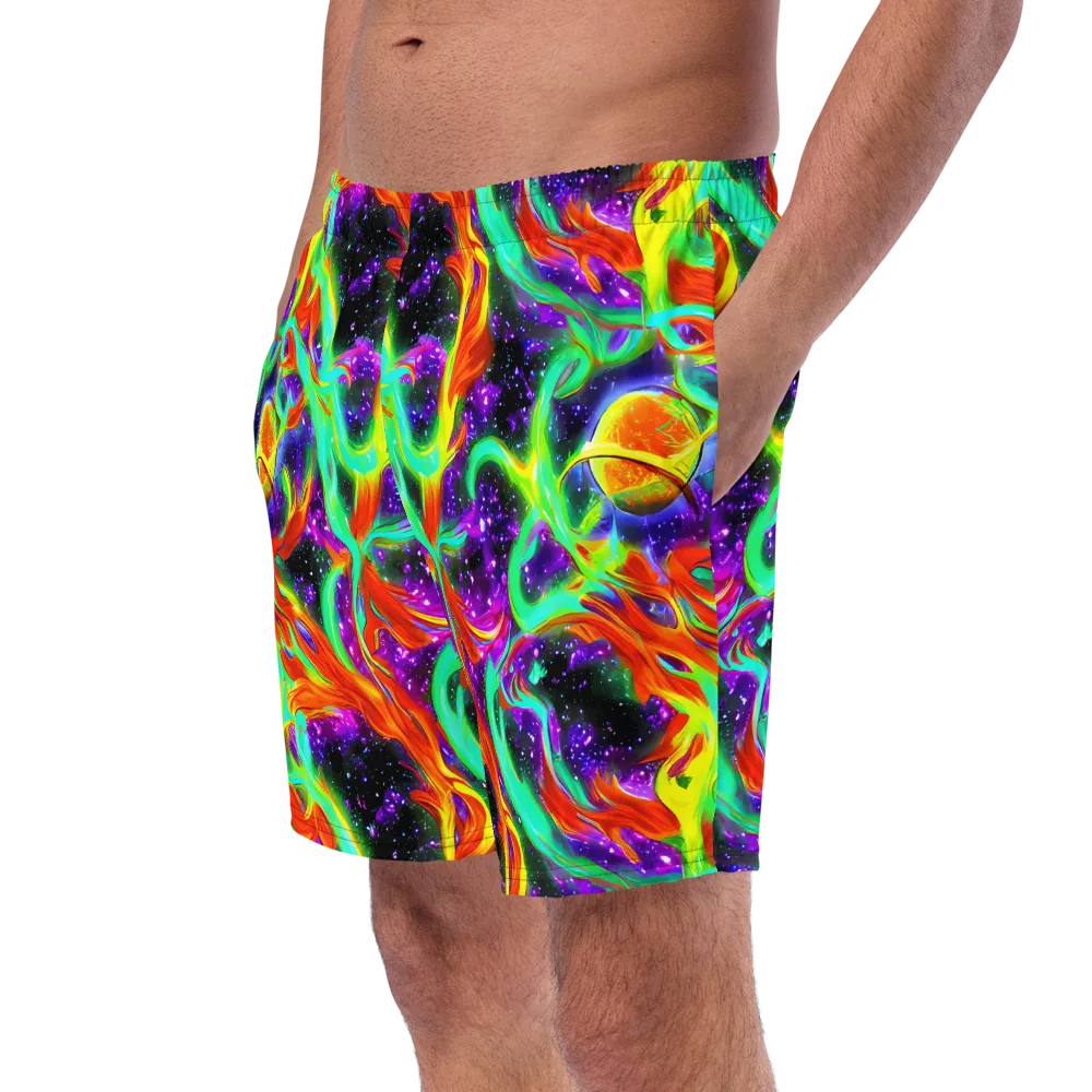 Cosmic Flare on Swim Trunks — Left Front