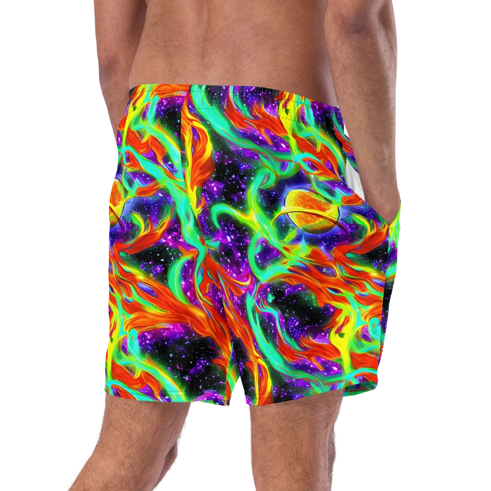 Cosmic Flare on Swim Trunks — Right Back