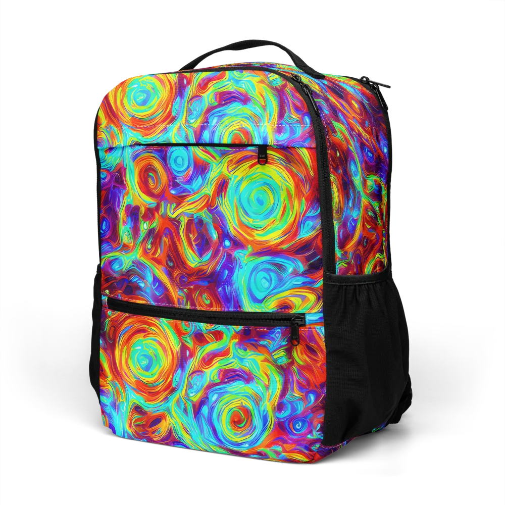 Fever Spiral on Utility Backpack — Left Front