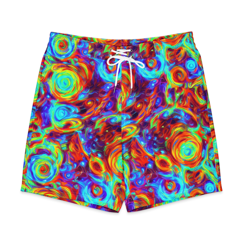Fever Spiral on Men's Board Shorts — Front