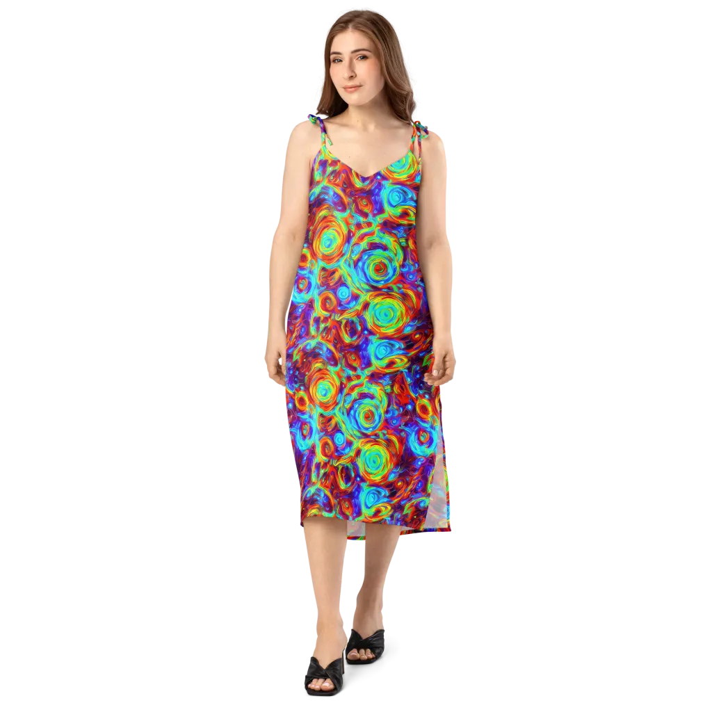 Fever Spiral on Slip Dress — Front