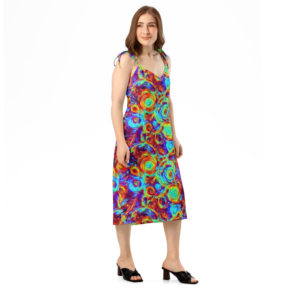 Fever Spiral on Slip Dress — Right Front