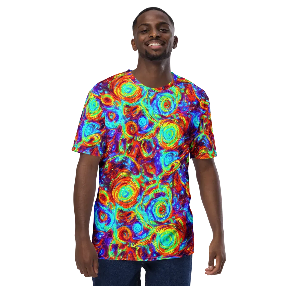 Fever Spiral on Men's Crew Neck T-Shirt — Front