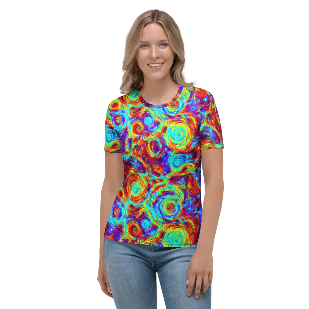 Fever Spiral on Women's Crew Neck T-Shirt — Front