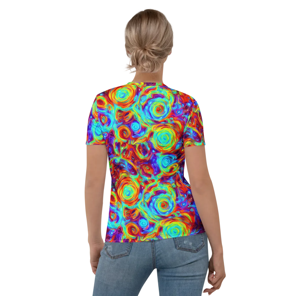 Fever Spiral on Women's Crew Neck T-Shirt — Back