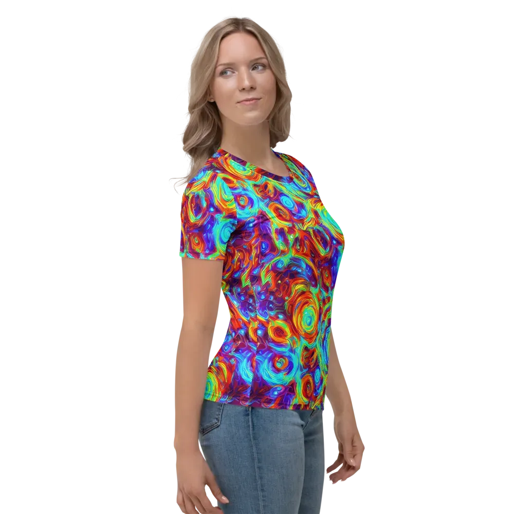 Fever Spiral on Women's Crew Neck T-Shirt — Right