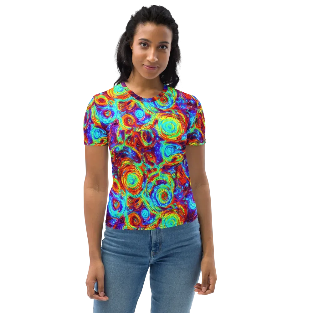 Fever Spiral on Women's Crew Neck T-Shirt — Front