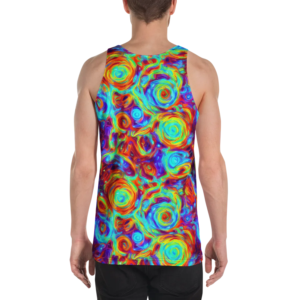Fever Spiral on Men's Tank Top — Back
