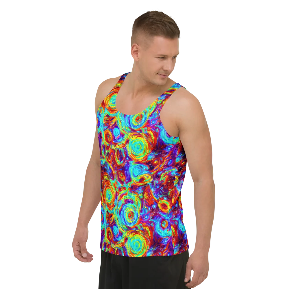Fever Spiral on Men's Tank Top — Left Front