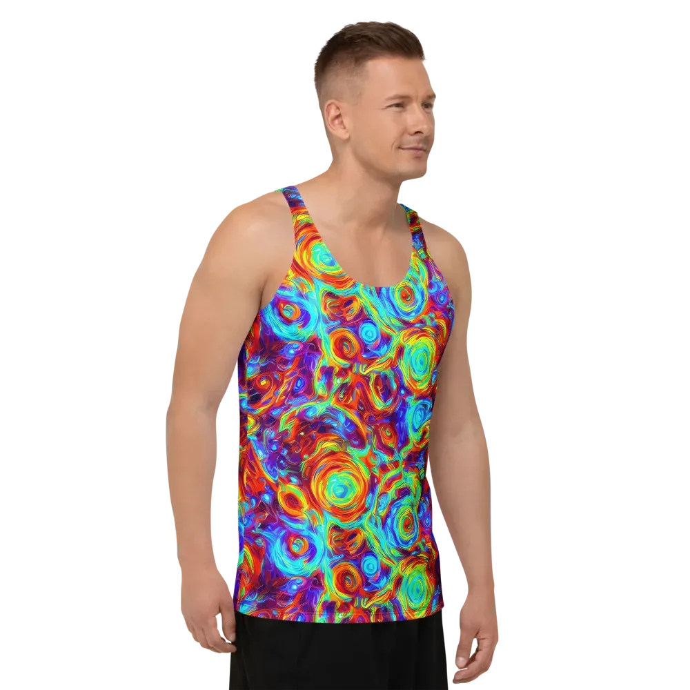 Fever Spiral on Men's Tank Top — Right Front