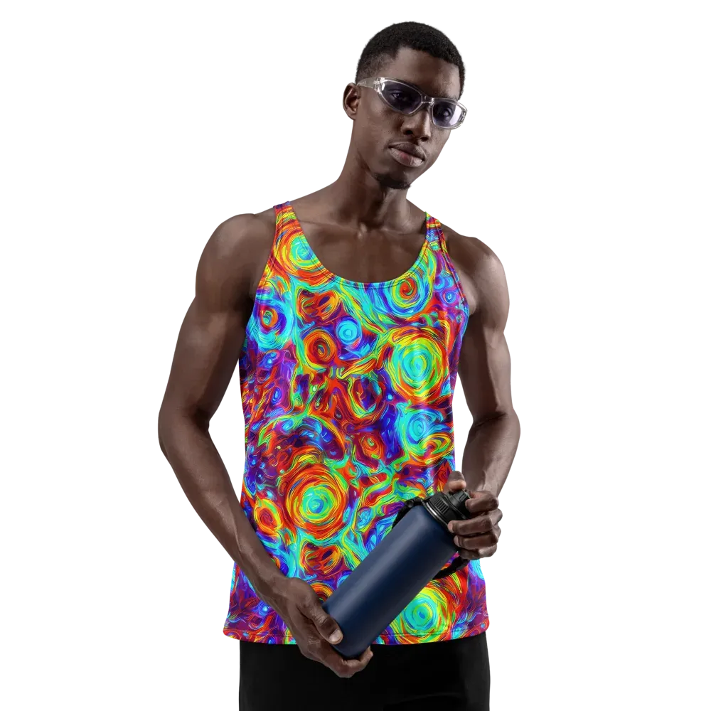 Fever Spiral on Men's Tank Top — Front