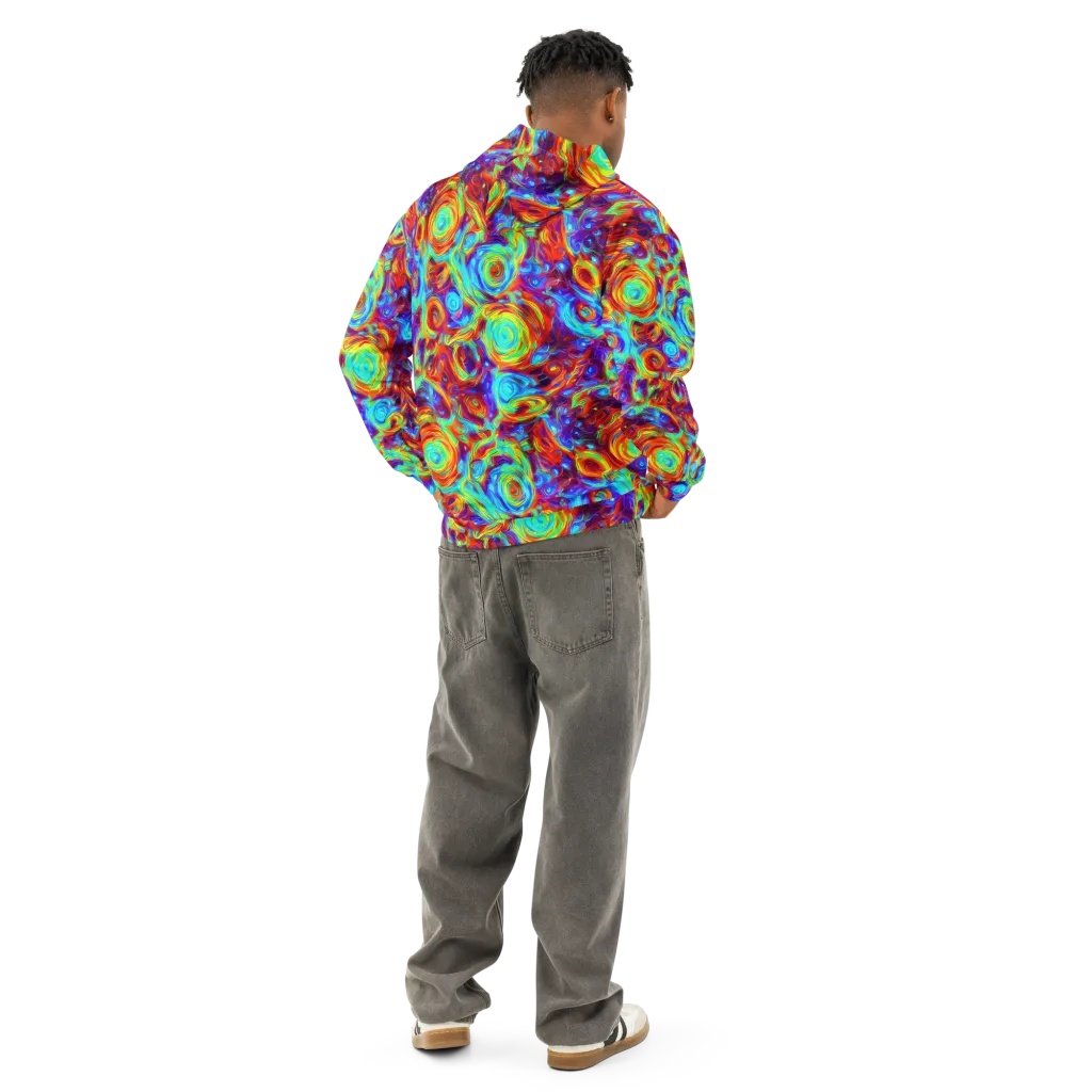 Fever Spiral on Cotton Hoodie — Back