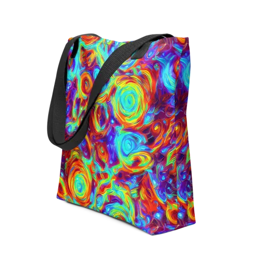 Fever Spiral on a Tote Bag