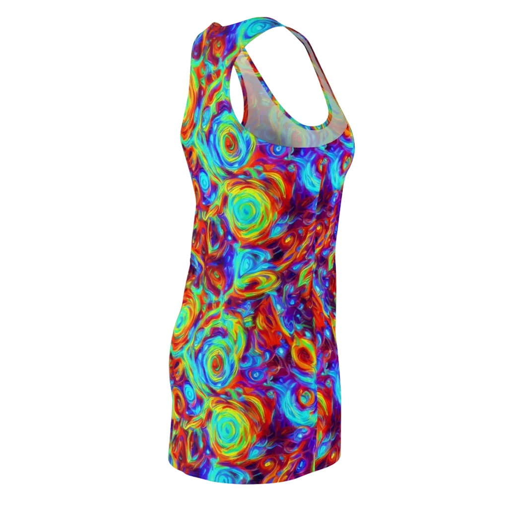 Fever Spiral on Racerback Dress — Back Side