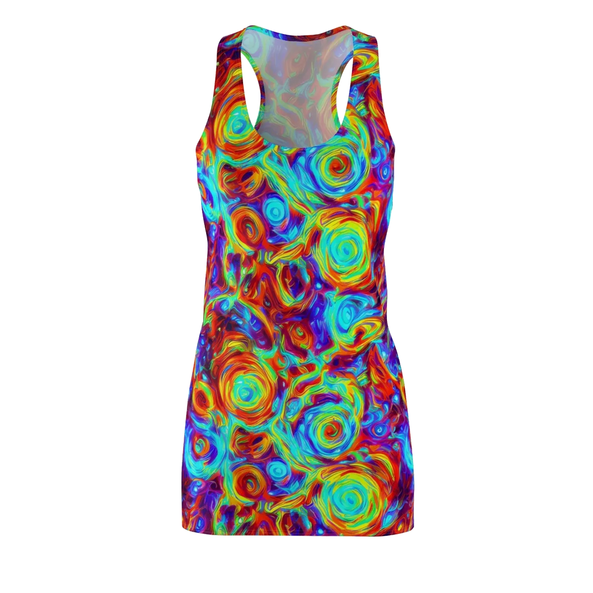 Fever Spiral on Racerback Dress — Front