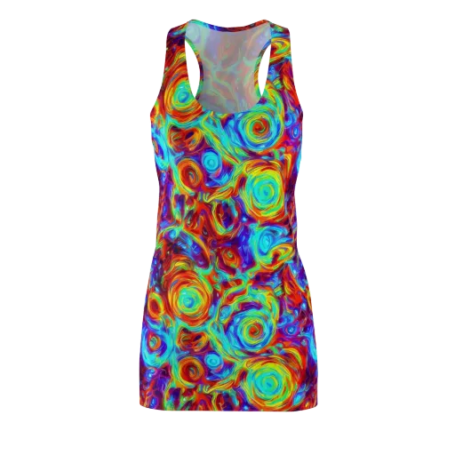 Fever Spiral on a Racerback Dress