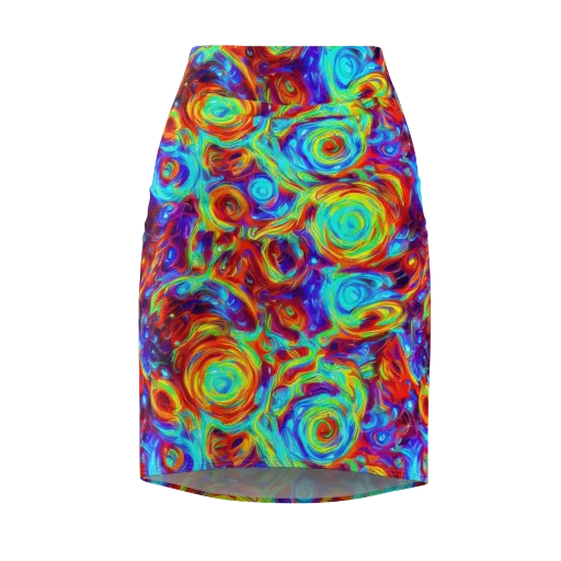 Fever Spiral on a Pencil Skirt