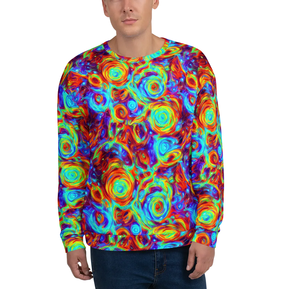 Fever Spiral on Sweatshirt — Front
