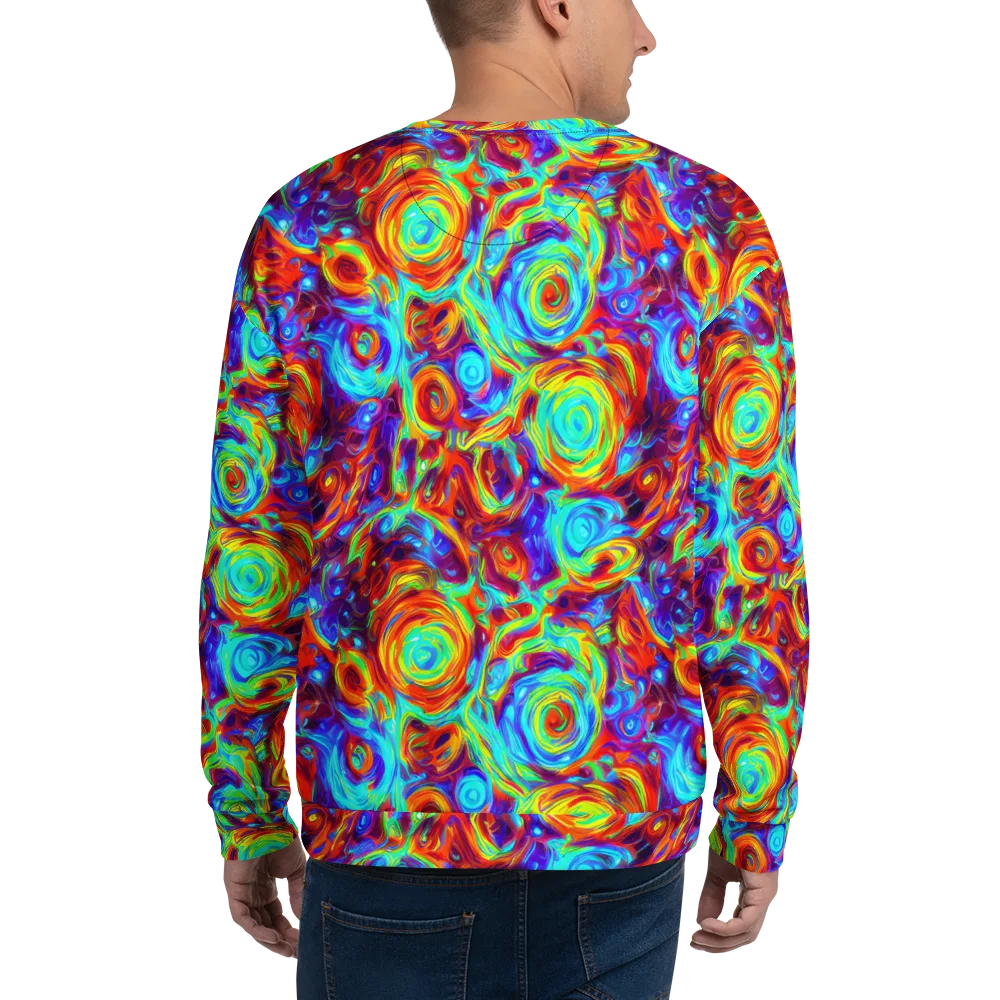 Fever Spiral on Sweatshirt — Back