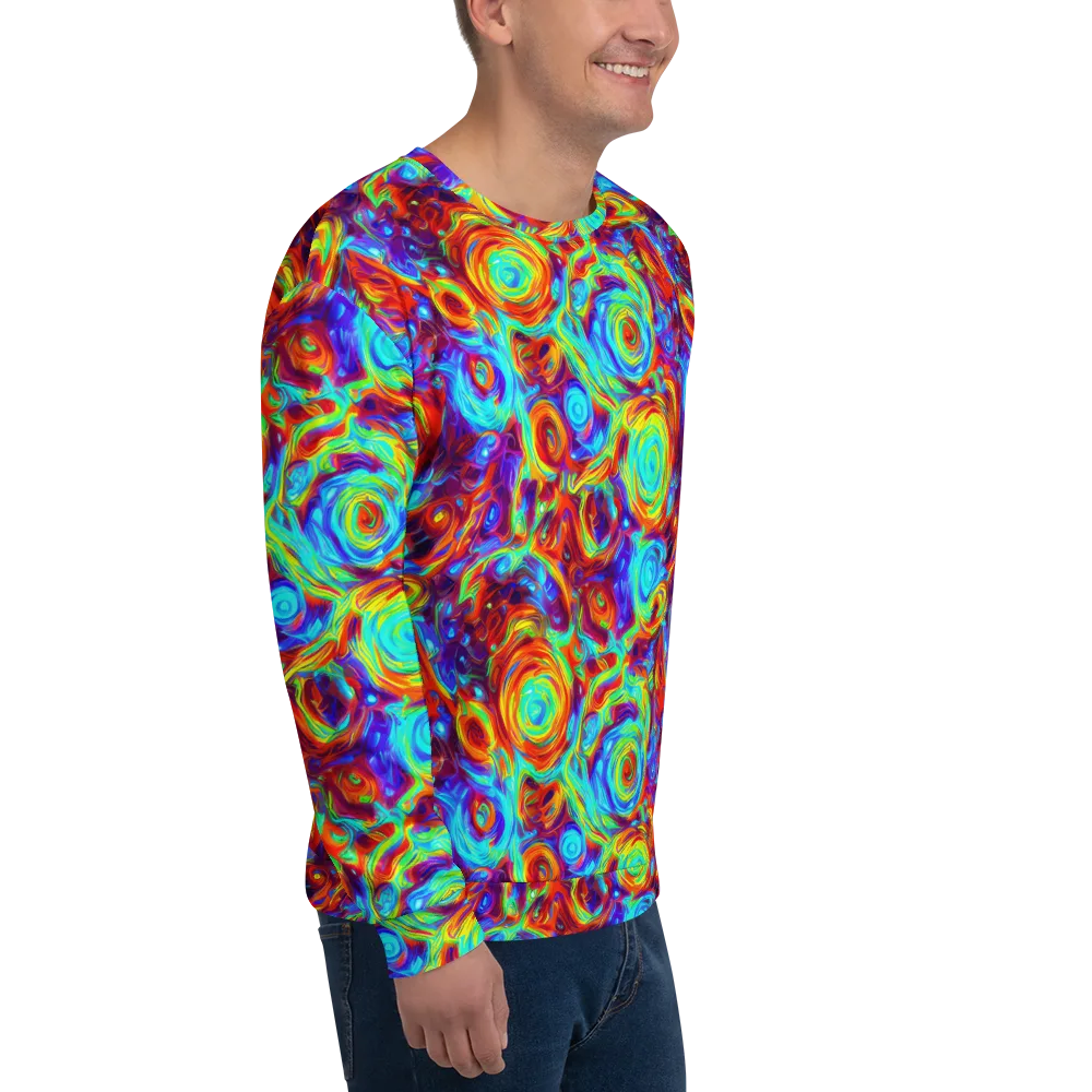 Fever Spiral on Sweatshirt — Right Front