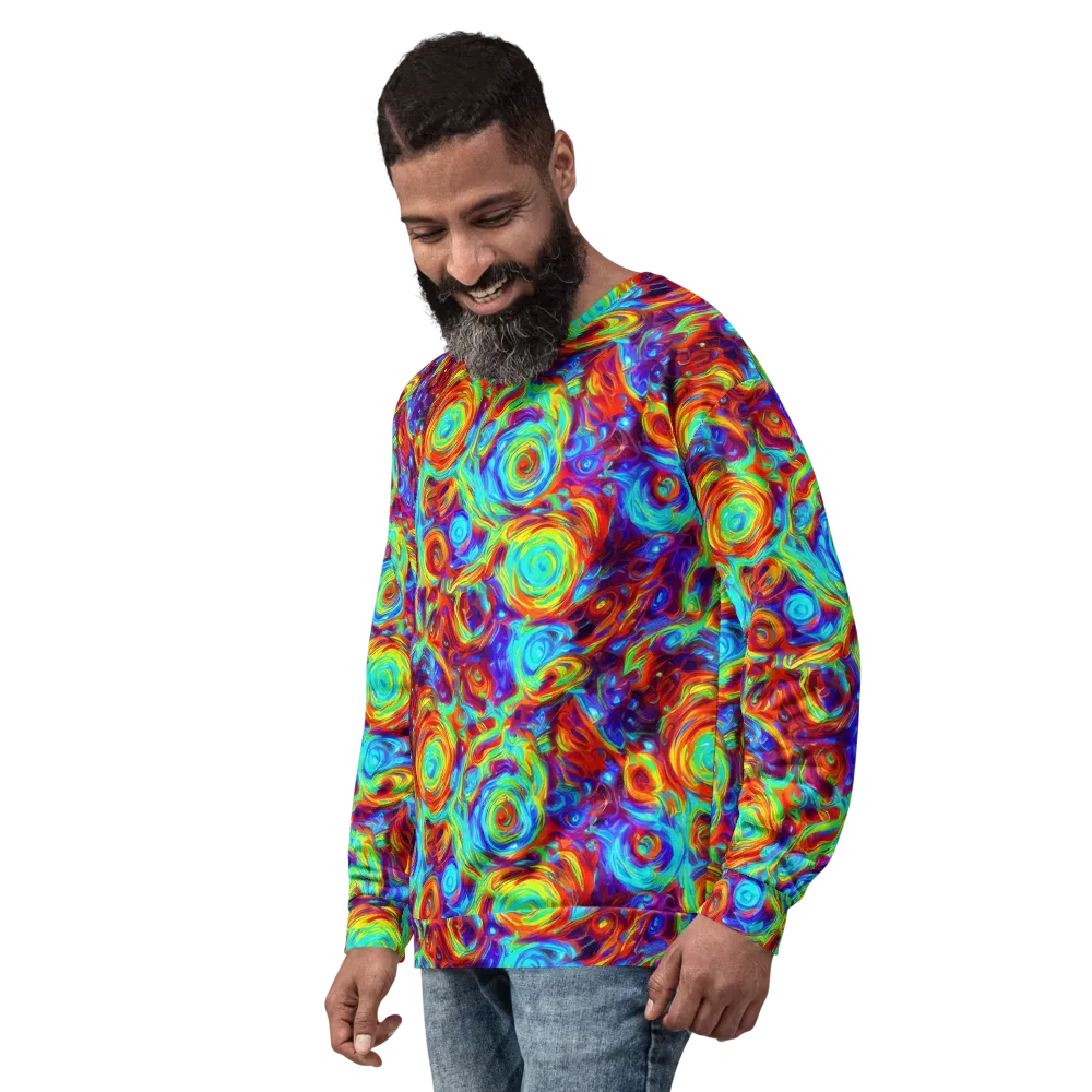 Fever Spiral on Sweatshirt — Left Front