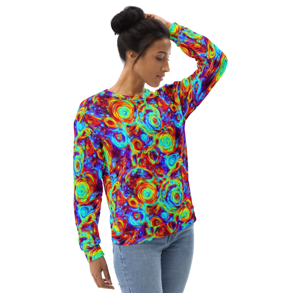 Fever Spiral on Sweatshirt — Right Front