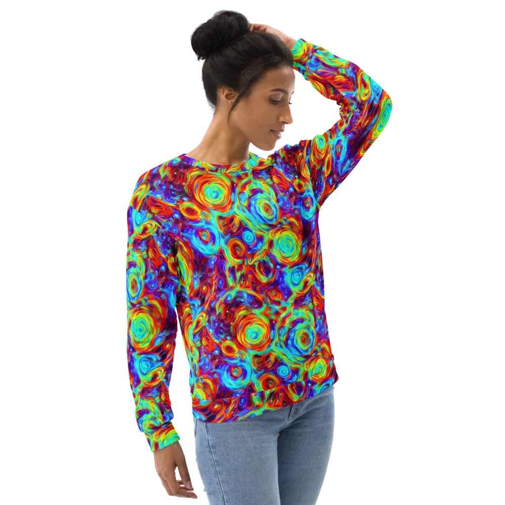 Fever Spiral on Sweatshirt — Right Front