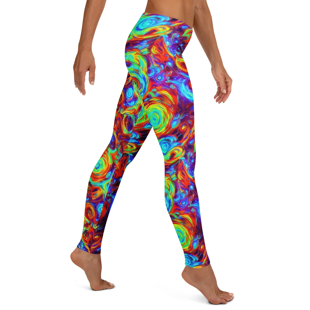 Fever Spiral on Leggings — Right
