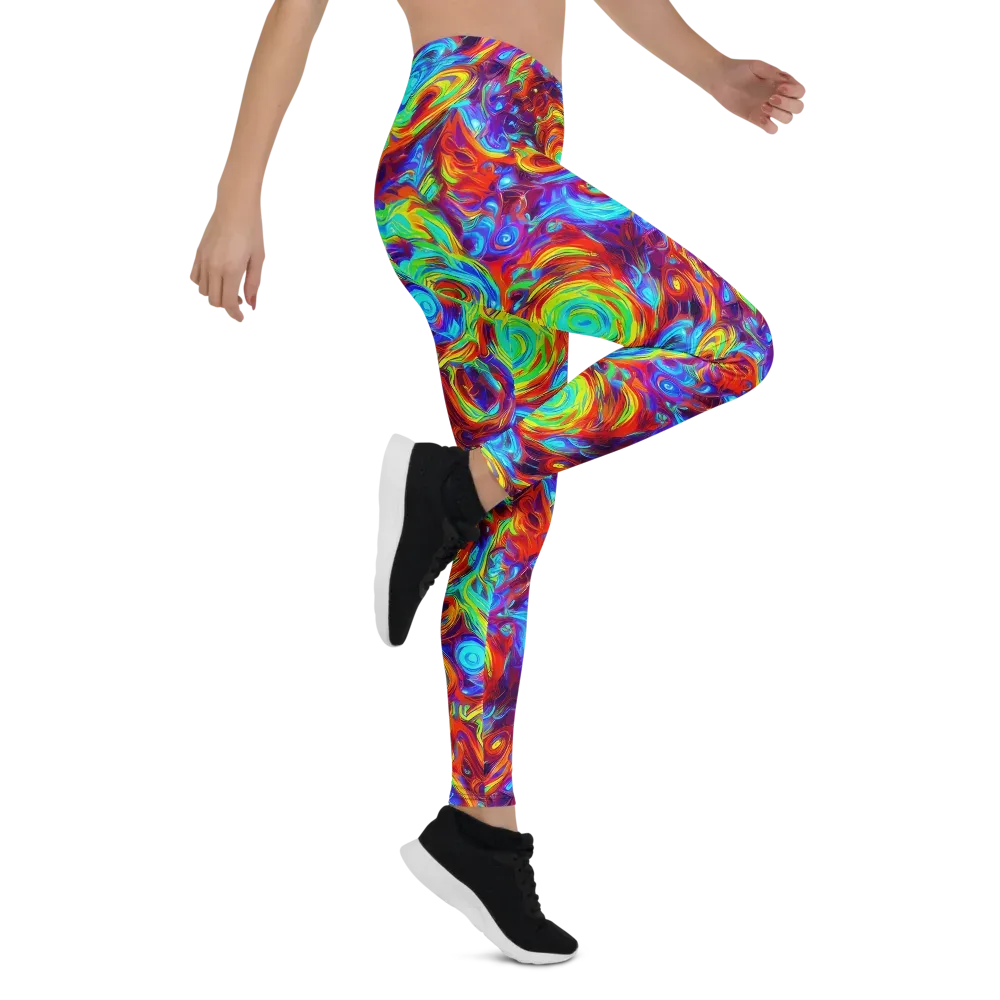 Fever Spiral on Leggings — Right