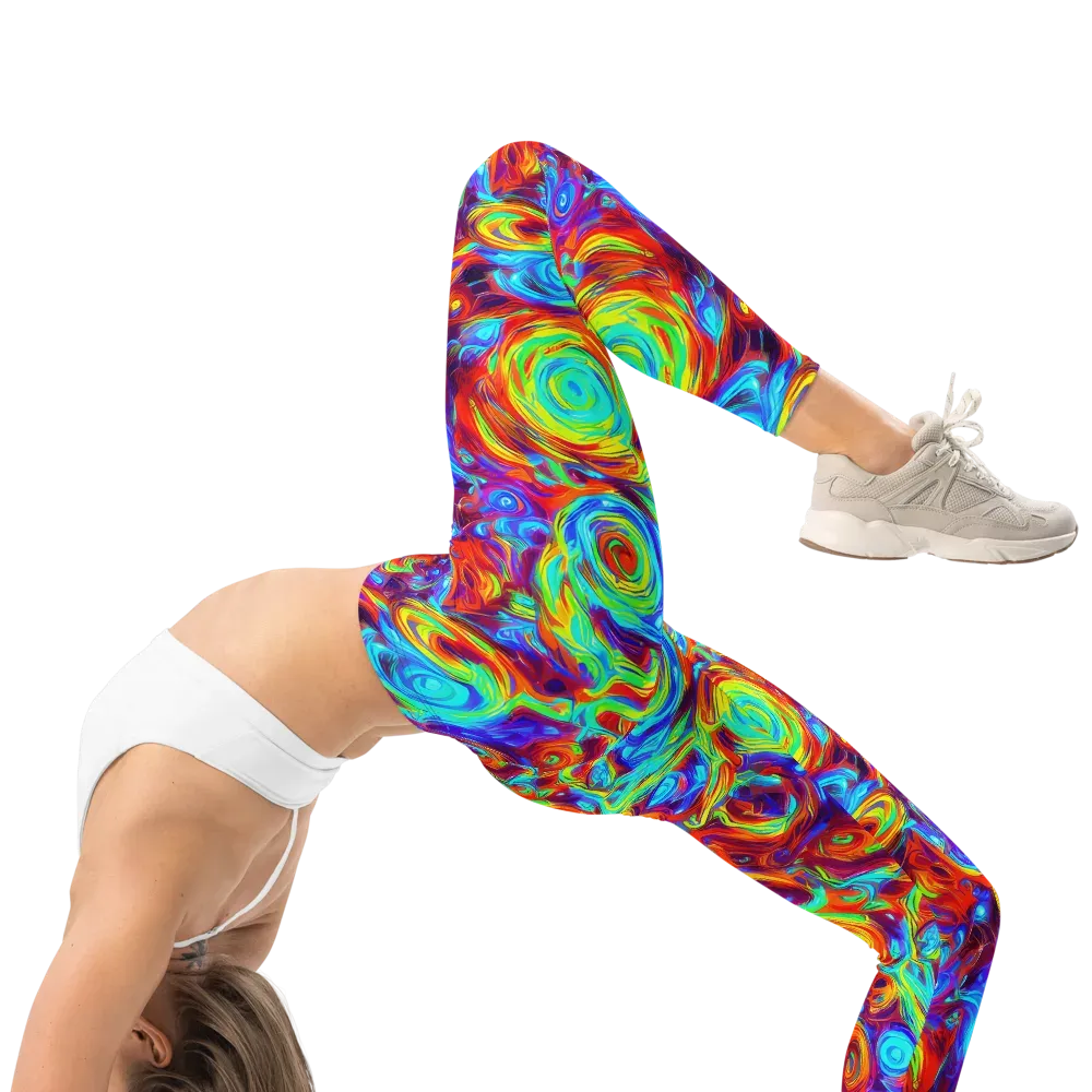 Fever Spiral on Leggings — Right