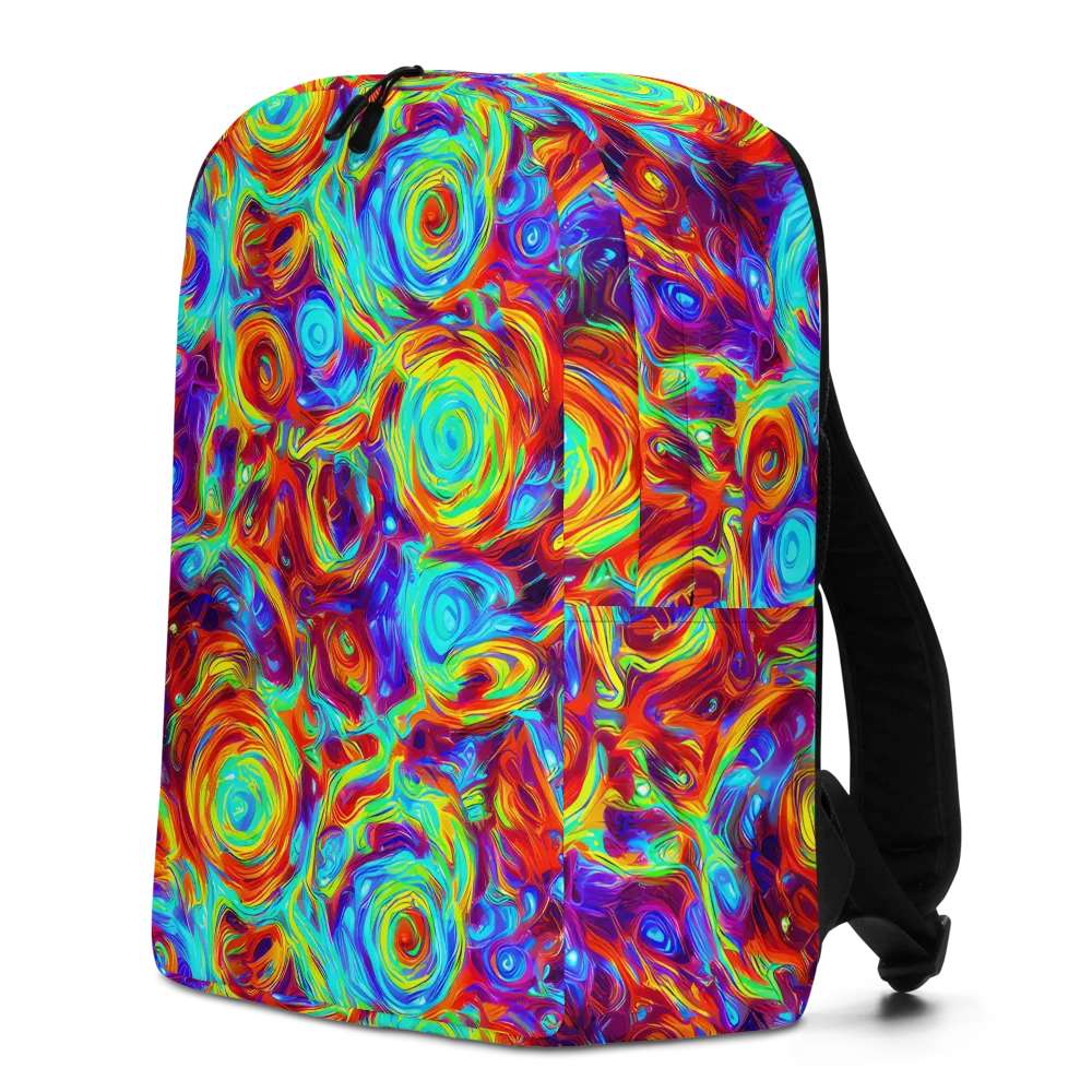 Fever Spiral on Minimalist Backpack — Left