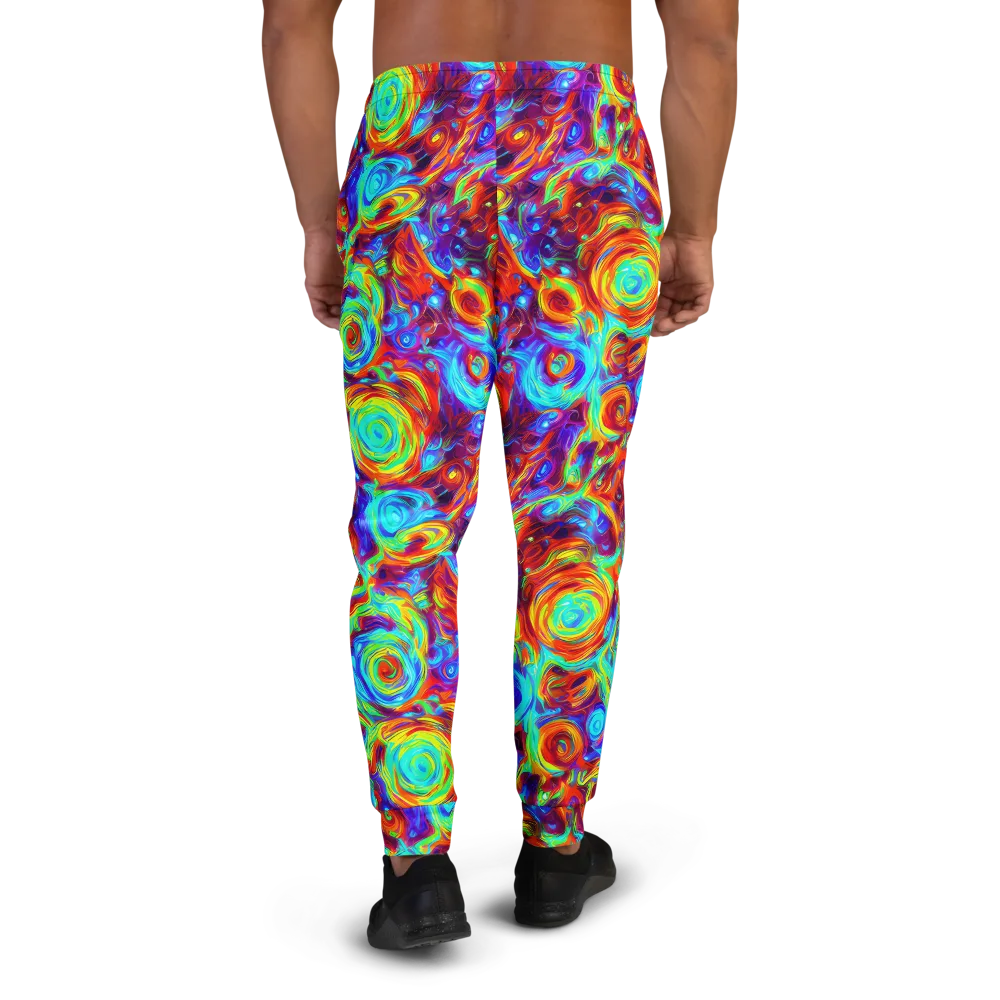 Fever Spiral on Men's Joggers — Back