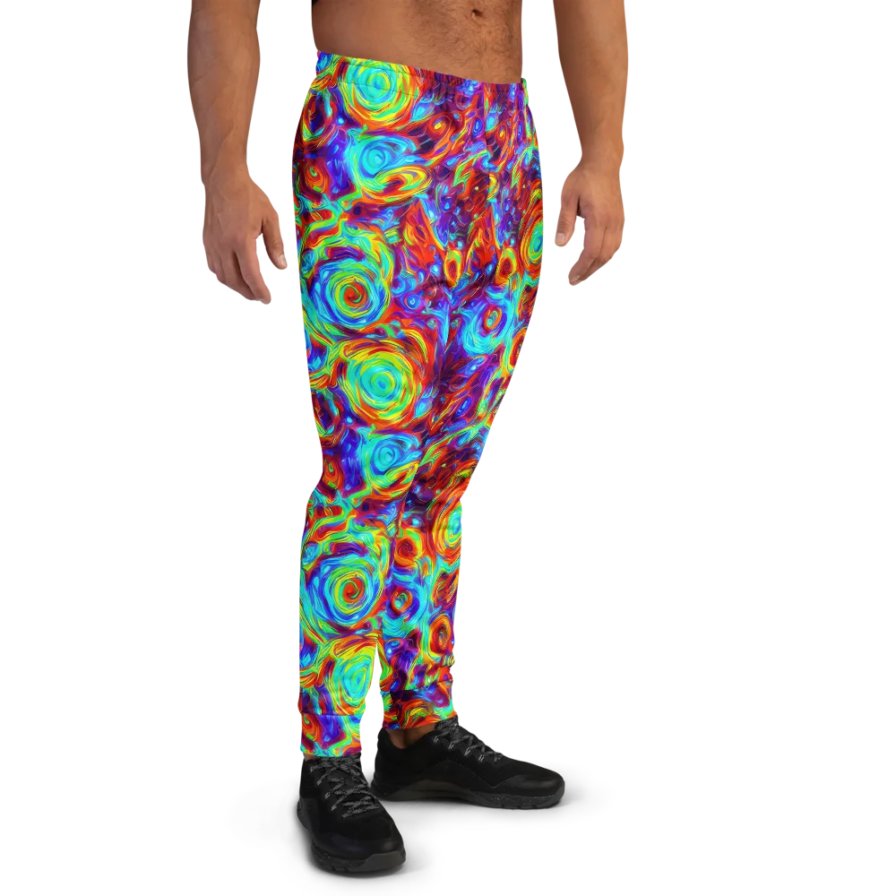 Fever Spiral on Men's Joggers — Right