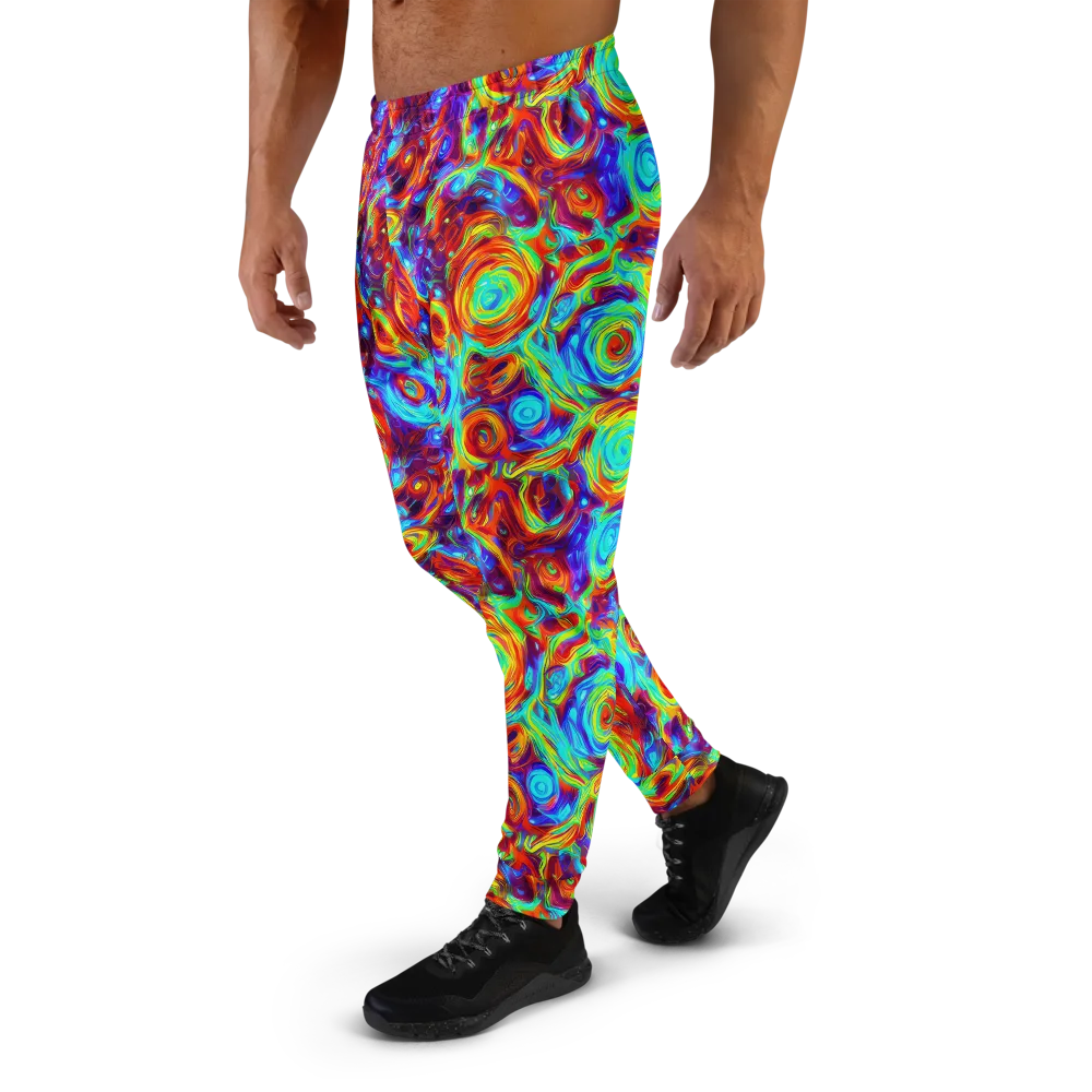 Fever Spiral on Men's Joggers — Left
