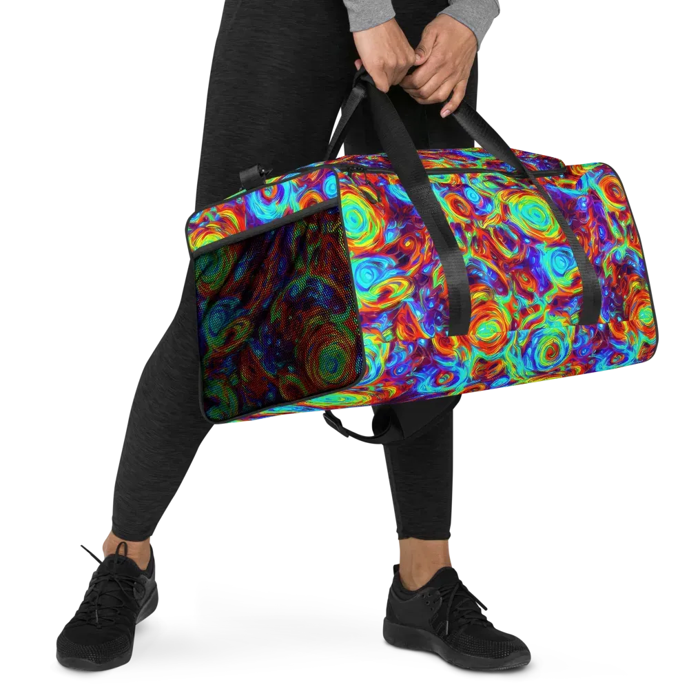 Fever Spiral on Duffle Bag — Right Front